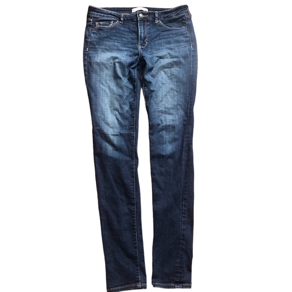 Abercrombie & Fitch 6L 28/33 Mid rise Skinny stretch Blue Jeans - Picture 2 of 10